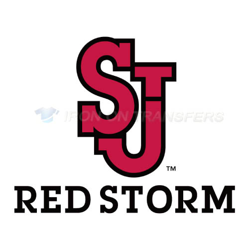 St. Johns Red Storm Logo T-shirts Iron On Transfers N6355 - Click Image to Close